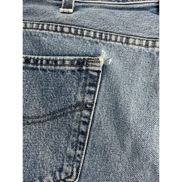 Carhartt Jeans Men's Size 42X30 Loose Fit Blue Denim Distressed Straight Leg - Picture 7 of 8